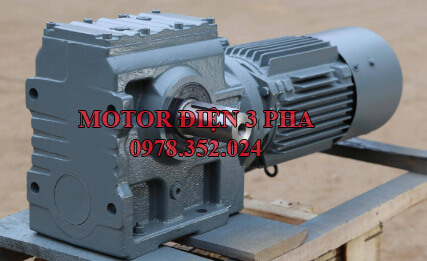 Motor giảm tốc tải nặng trục vuông góc K