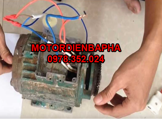 Các bước đấu dây motor 1 pha 5 dây