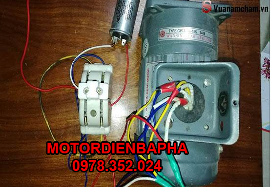 Đấu dây motor 1 pha 5 dây