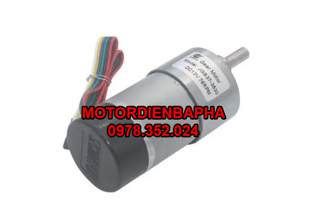 Ứng dụng motor 12V giảm tốc