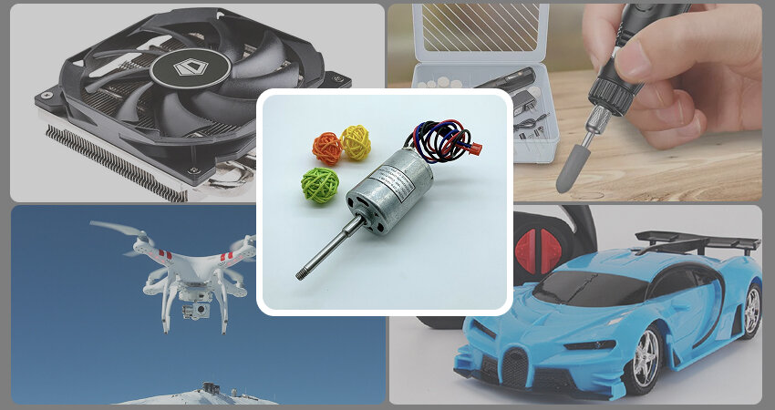 Motor 775 không chổi than với hiệu suất vượt trội và độ bền cao được ứng dụng trong các lĩnh vực khác nhau từ các dự án cá nhân đến công nghiệp